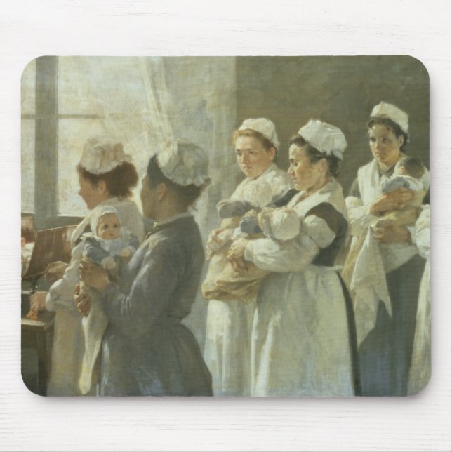 Waiting to be Weighed Mouse Mat (Front)