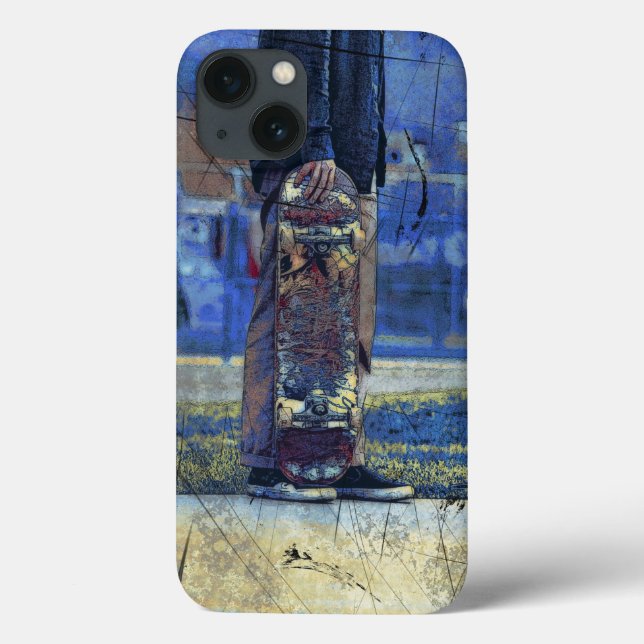 Waiting to Skate  - Skateboarder Case-Mate iPhone Case (Back)