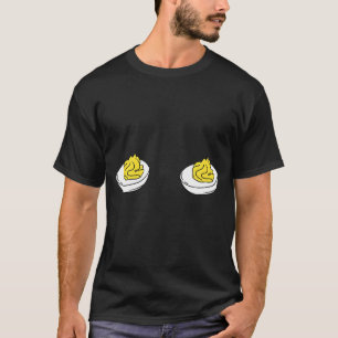 Waiting To Stuff My Face Deviled Eggs Couple Thank T-Shirt