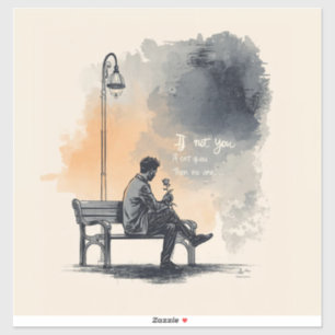 Waiting with a Rose – Unspoken Love