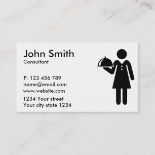 Waitress Business Card