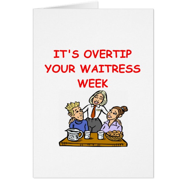 waitress joke (Front)