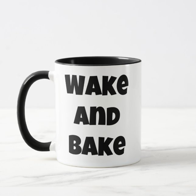 Wake and Bake Mug (Left)