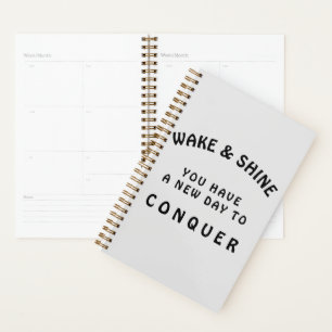 Wake and Shine Planner