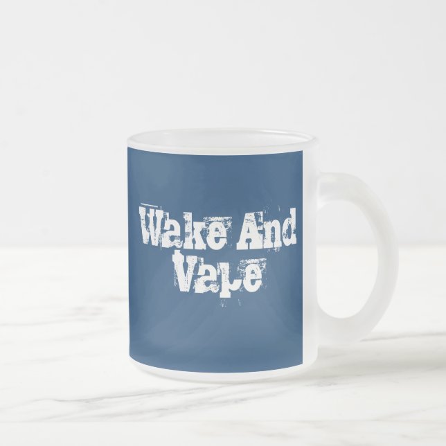 Wake and Vape Frosty Beer Mugs (Right)