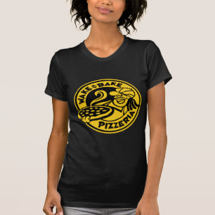 Wake Bake Pizza by Mini Brothers T-Shirt