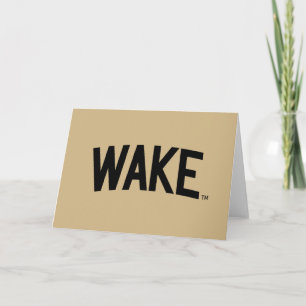 Wake Forest University Wake Arch Card