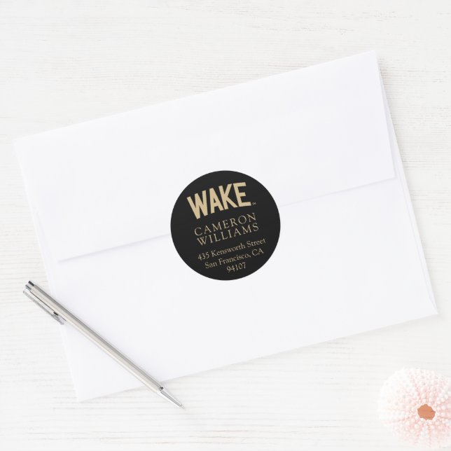 Wake Forest University | Wake Arch Classic Round Sticker (Envelope)