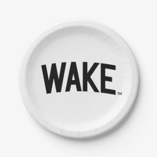 Wake Forest University Wake Arch Paper Plate