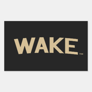 Wake Forest University   Wake Arch Rectangular Sticker