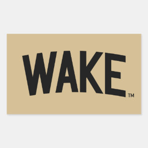 Wake Forest University   Wake Arch Rectangular Sticker