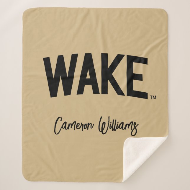 Wake Forest University | Wake Arch Sherpa Blanket (Front)