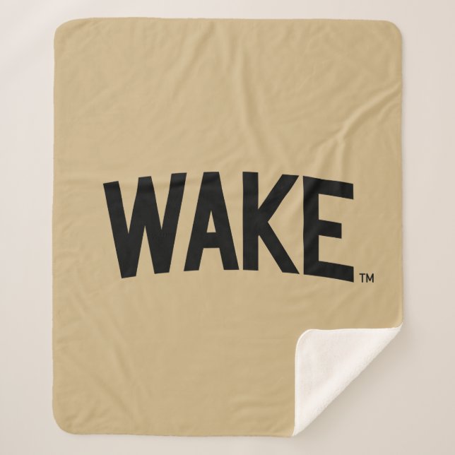 Wake Forest University | Wake Arch Sherpa Blanket (Front)