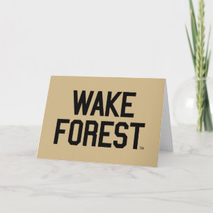 Wake Forest University Wake Forest Card