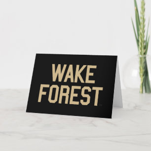 Wake Forest University Wake Forest Card