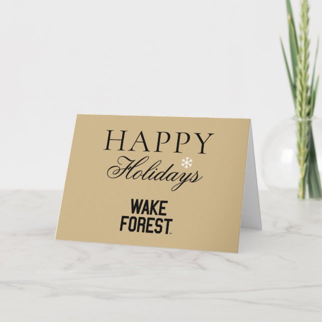Wake Forest University | Wake Forest Holiday Card (Front)