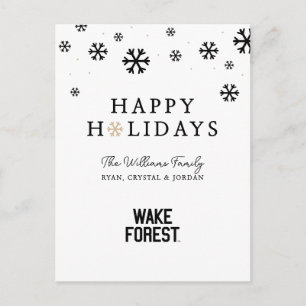 Wake Forest University Wake Forest Holiday Postcard