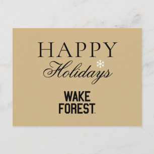 Wake Forest University   Wake Forest Holiday Postcard