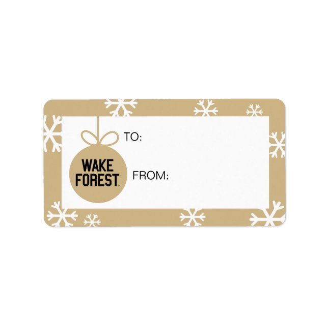 Wake Forest University | Wake Forest Label (Front)
