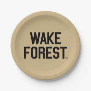 Wake Forest University Wake Forest Paper Plate