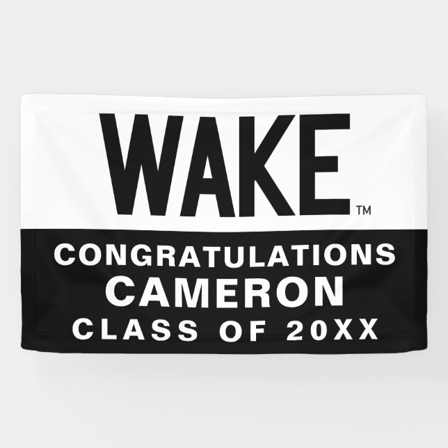 Wake Forest University | Wake Wordmark Banner (Horizontal)