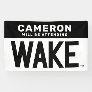 Wake Forest University Wake Wordmark Banner