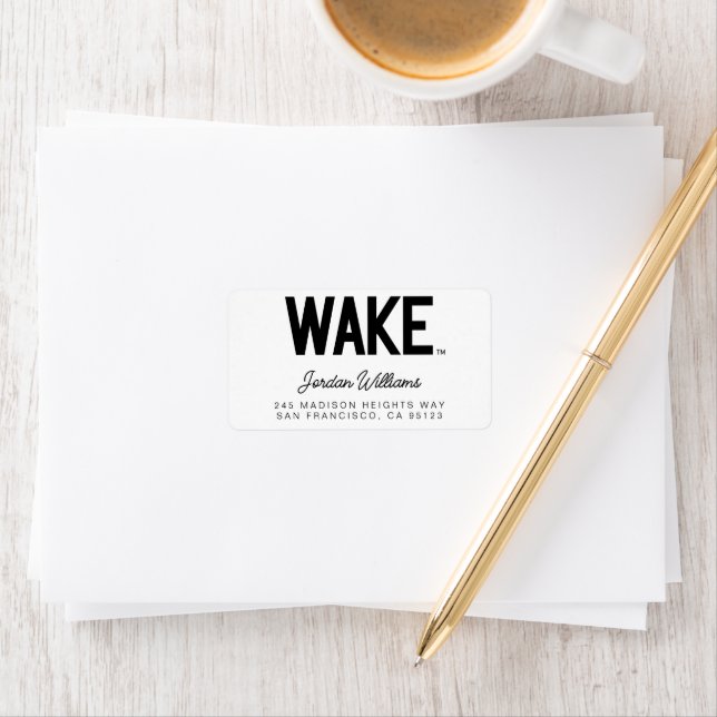 Wake Forest University | Wake Wordmark Label (Insitu)