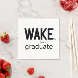 Wake Forest University   Wake Wordmark Napkin