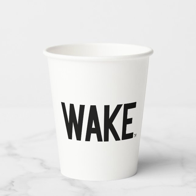Wake Forest University | Wake Wordmark Paper Cups (Back)
