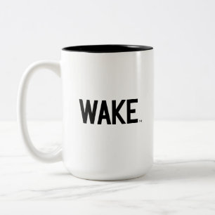 Wake Forest University   Wake Wordmark Two-Tone Coffee Mug