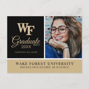 Wake Forest University   WF Announcement Postcard