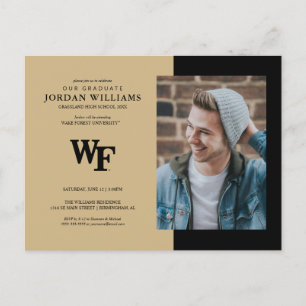 Wake Forest University   WF Announcement Postcard