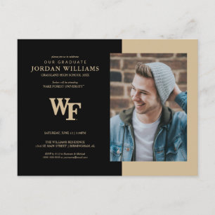 Wake Forest University   WF Announcement Postcard