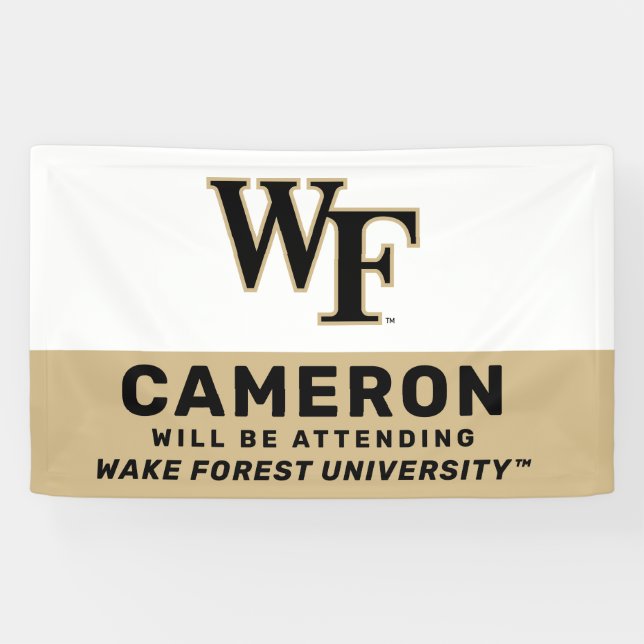 Wake Forest University | WF Banner (Horizontal)
