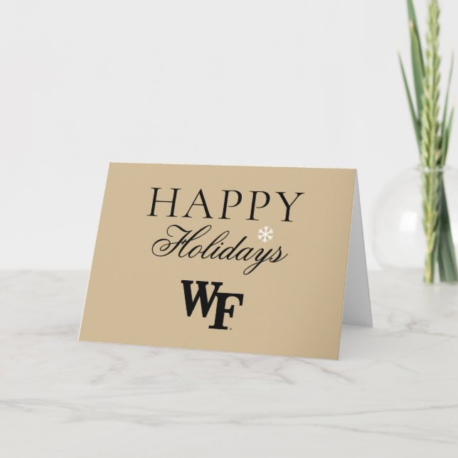 Wake Forest University | WF Holiday Card (Front)