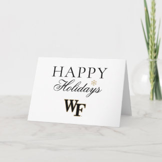 Wake Forest University | WF Holiday Card