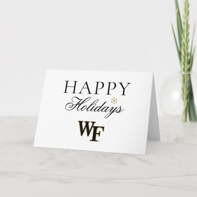 Wake Forest University | WF Holiday Card (Front)