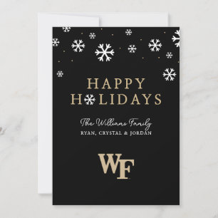 Wake Forest University WF Holiday Card
