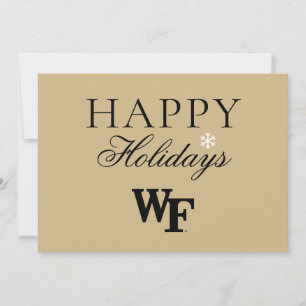 Wake Forest University WF Holiday Card