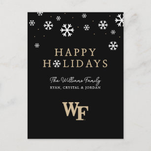Wake Forest University WF Holiday Postcard