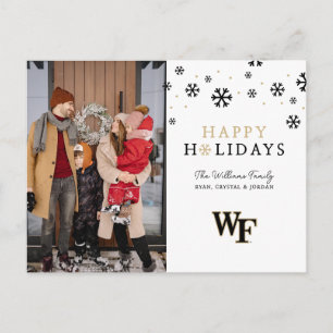 Wake Forest University WF Holiday Postcard