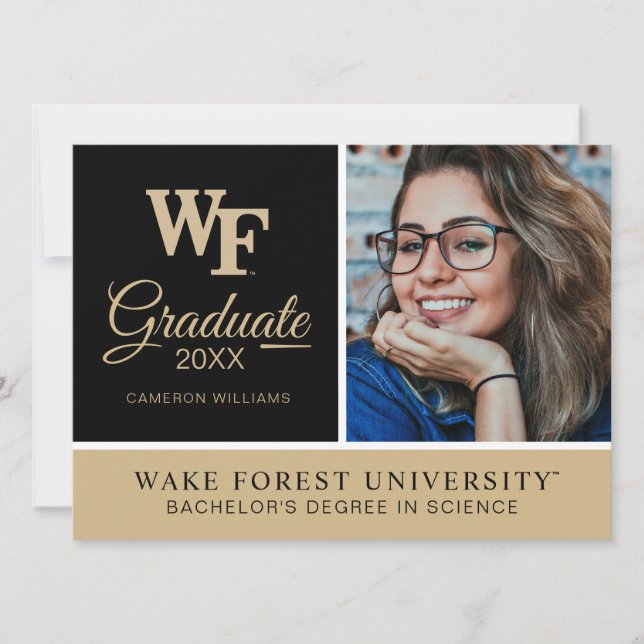 Wake Forest University | WF Invitation (Front)