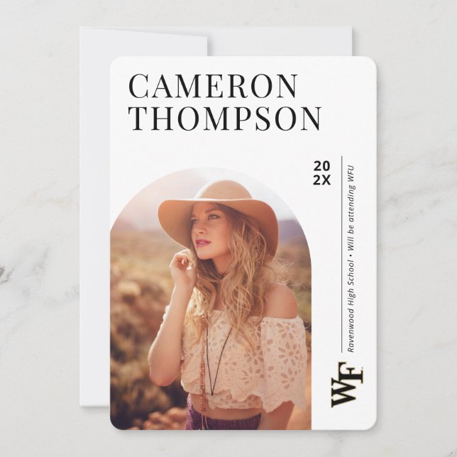 Wake Forest University | WF Invitation (Front)