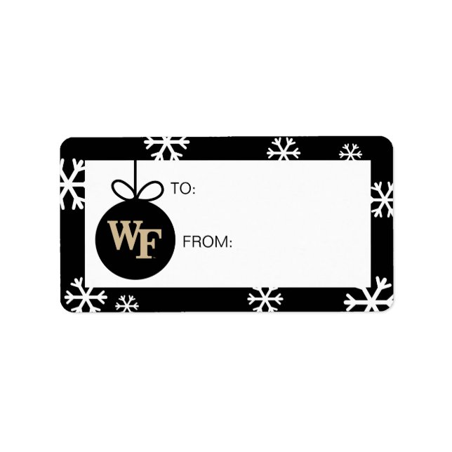 Wake Forest University | WF Label (Front)