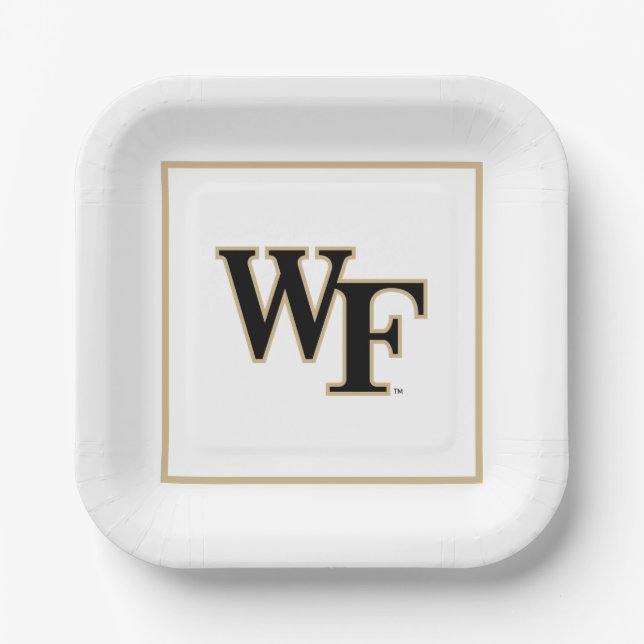 Wake Forest University | WF Paper Plate (Front)