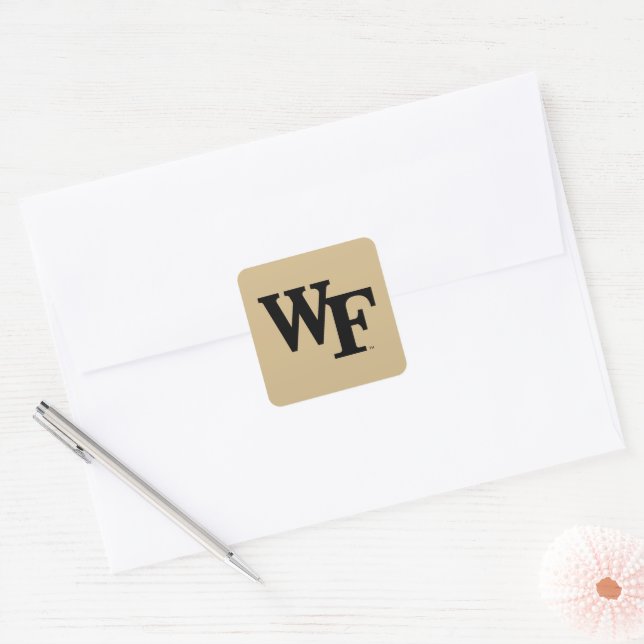 Wake Forest University | WF Square Sticker (Envelope)