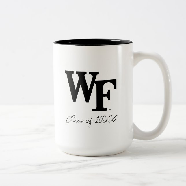 Wake Forest University | WF Two-Tone Coffee Mug (Right)