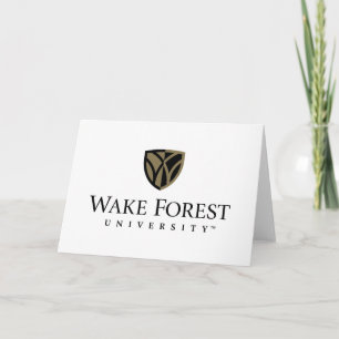 Wake Forest University Wordmark Card