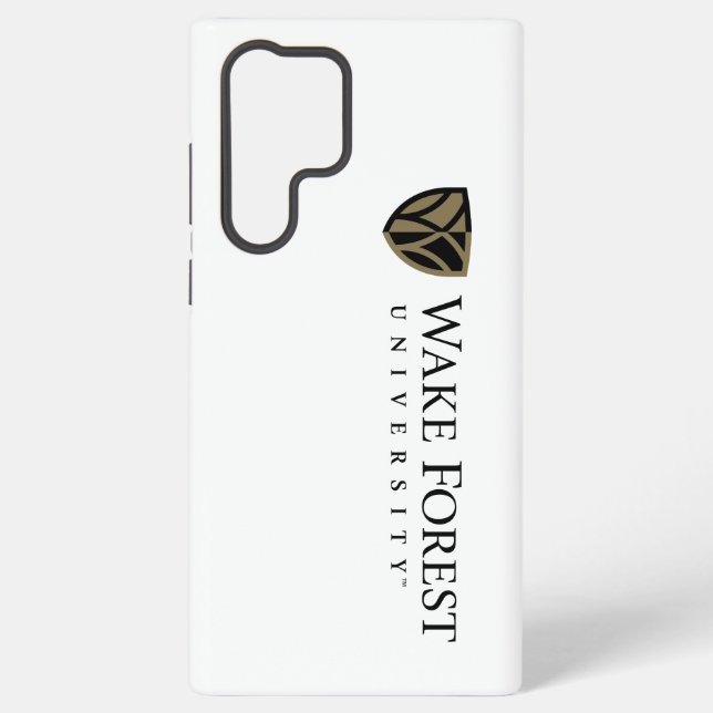 Wake Forest University Wordmark Samsung Galaxy S22 Ultra Case (Back)