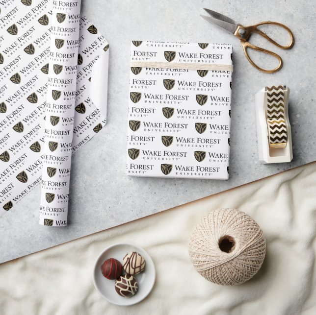 Wake Forest University Wordmark Wrapping Paper (Crafts)